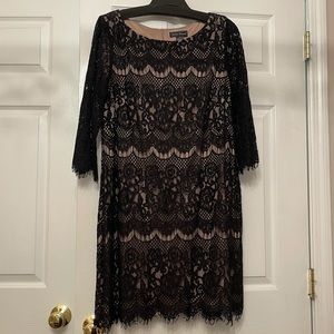 Jessica Howard Black Lace Cocktail Dress